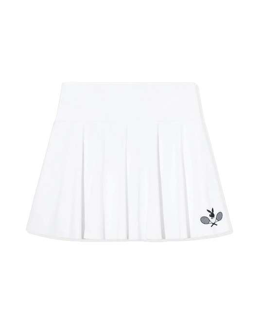 Playboy Tennis Club Skirt - White