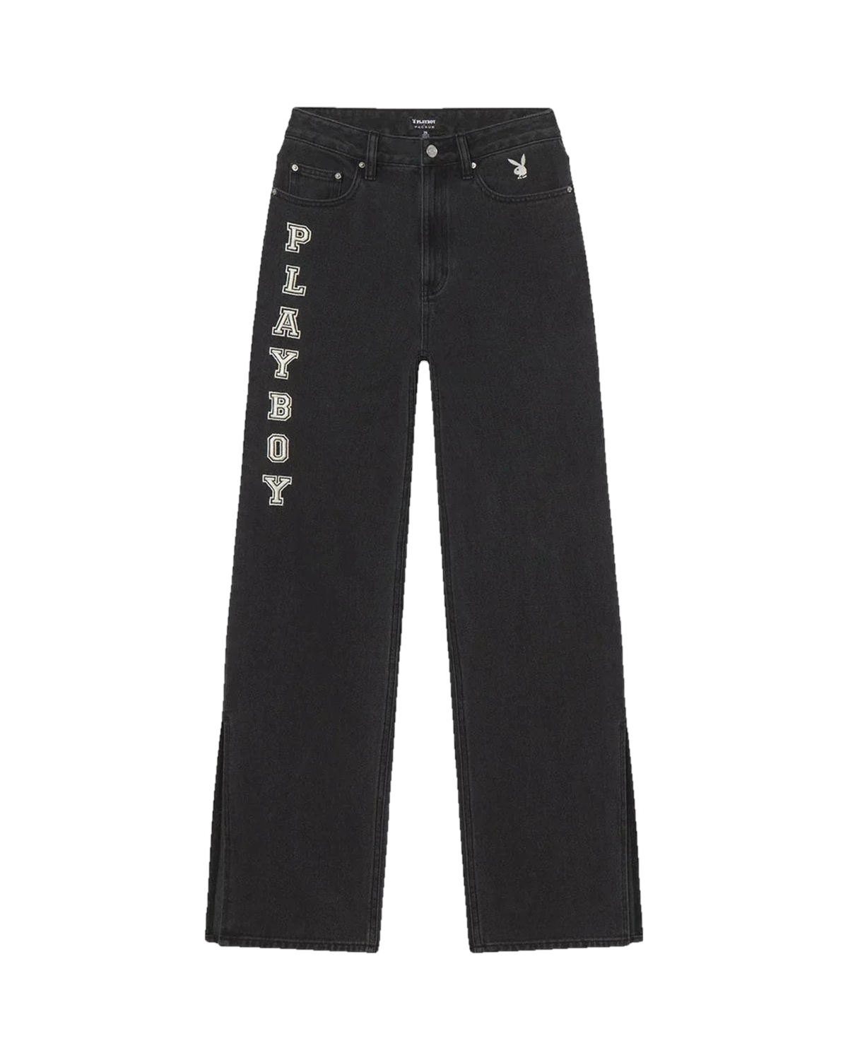 Playboy Women's 90s Boyfriend Denim Pants - Midnight