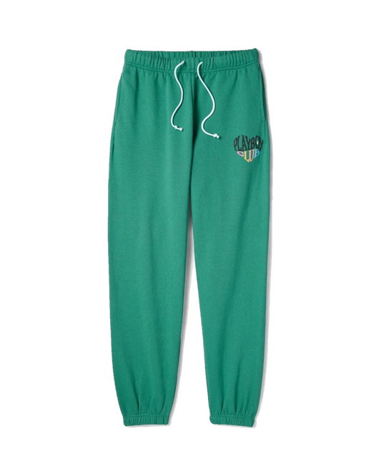 Playboy Women's Playboy Club Drawstring Sweatpants - Shamrock