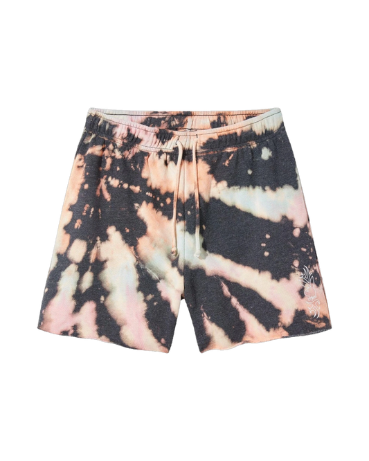 Playboy Women's Tie-Dye Grunge Sweatshort - Sun Rise