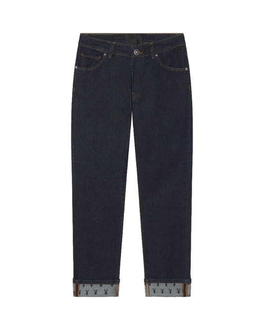 Playboy x John Richmond Denim Pants - Dark Blue