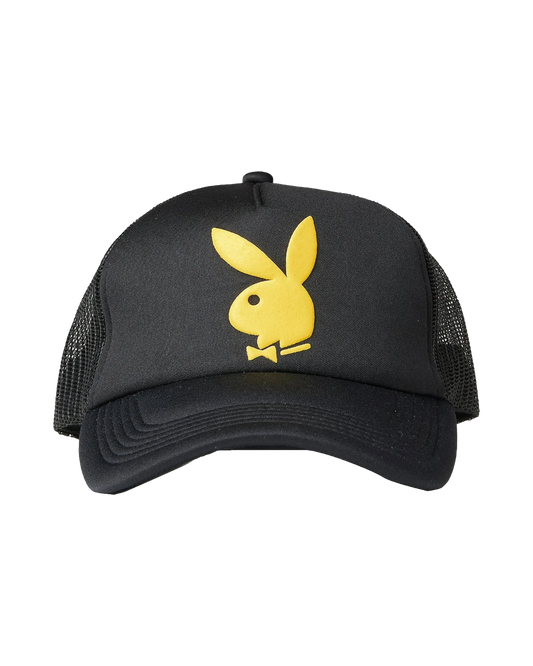 Playboy x Pleasures Bunny Trucker Hat - Black