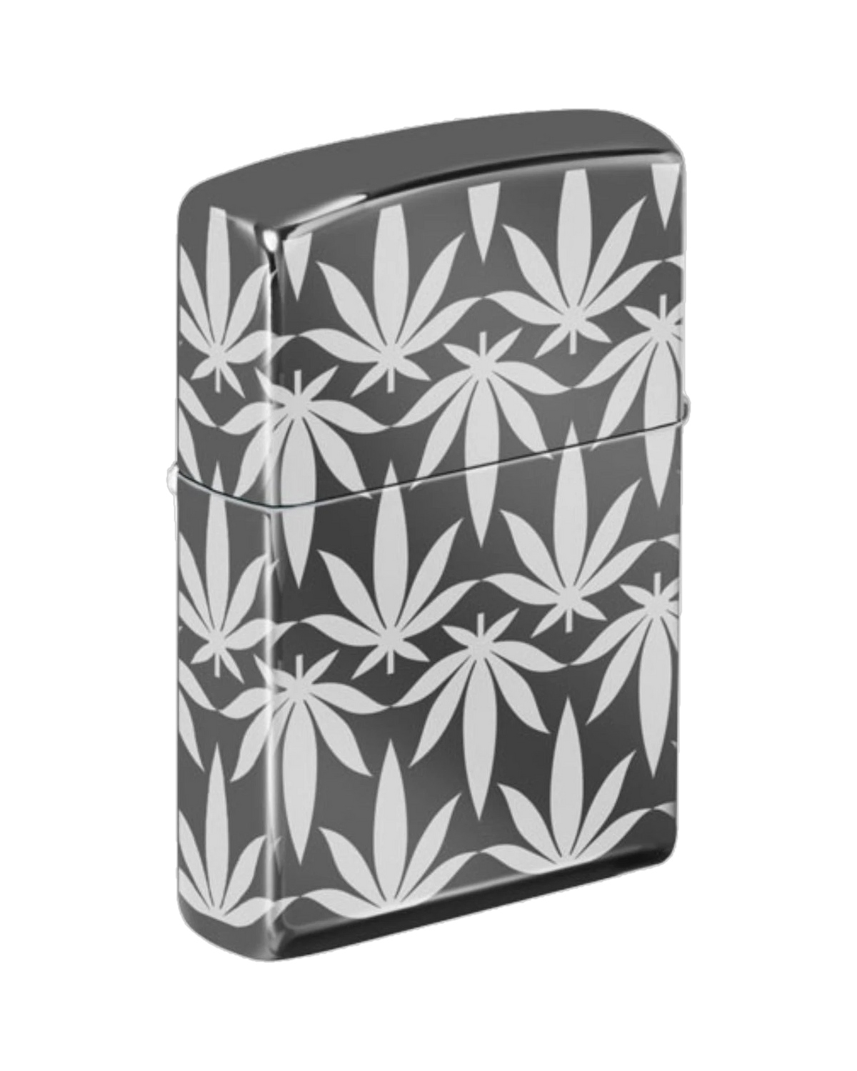 Playboy Icon Leaf Zippo Lighter - Silver