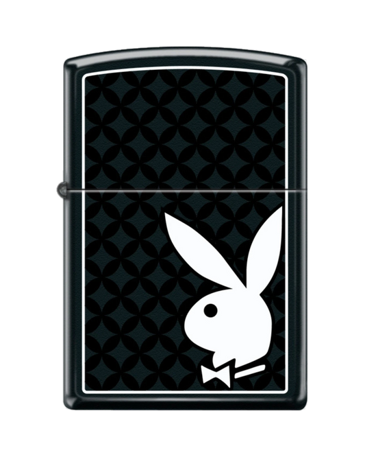 Playboy Monogram Zippo Lighter - Black