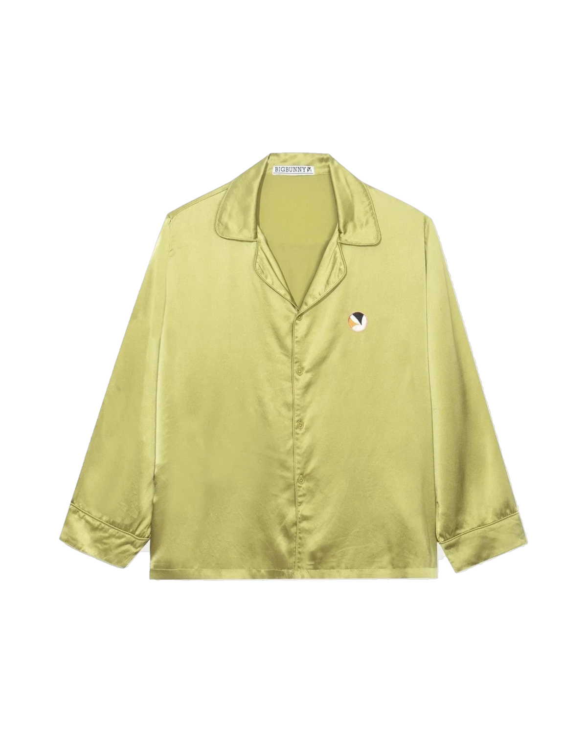 Playboy Silk Button Down Collared Top