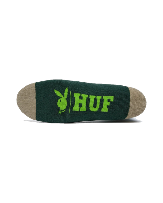 Playboy x HUF Rabbit Head Crew Socks - Green