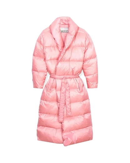 Playboy Belted Long Puffer Jacket