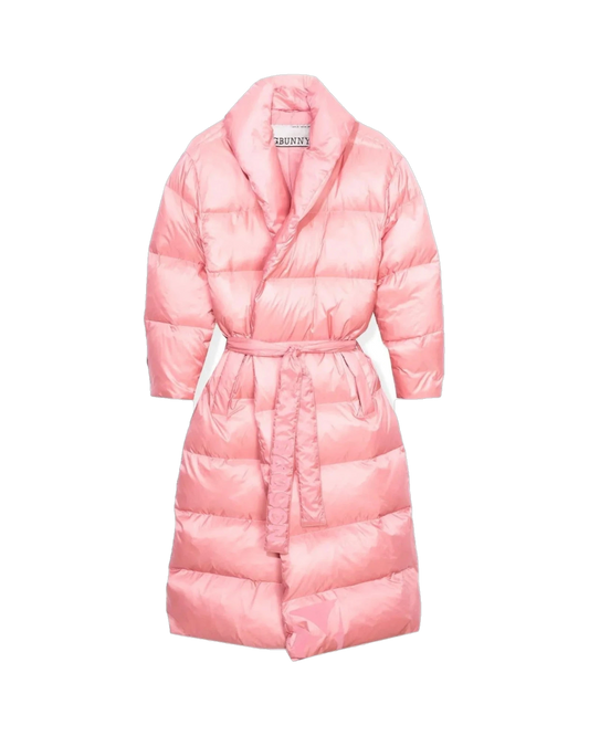 Playboy Belted Long Puffer Jacket
