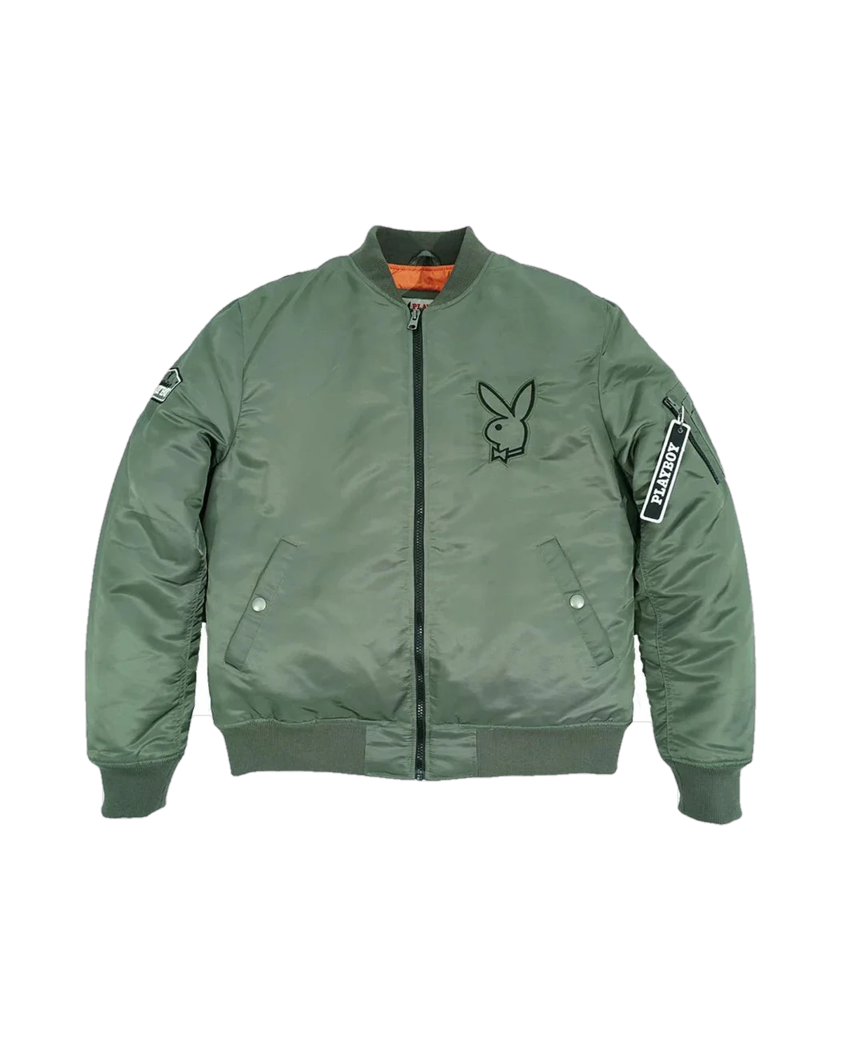 Playboy Khaki Green Bomber - Khaki Green
