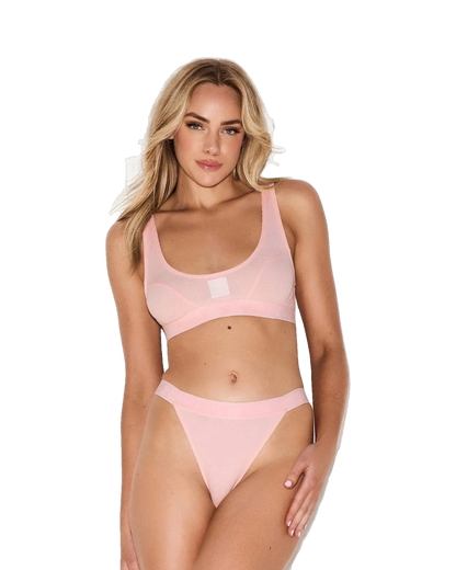 The Playboy Essentials Rib Scoop Neck Bra