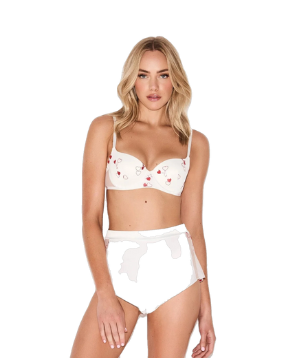 The Playboy Miss February Babydoll Short - White