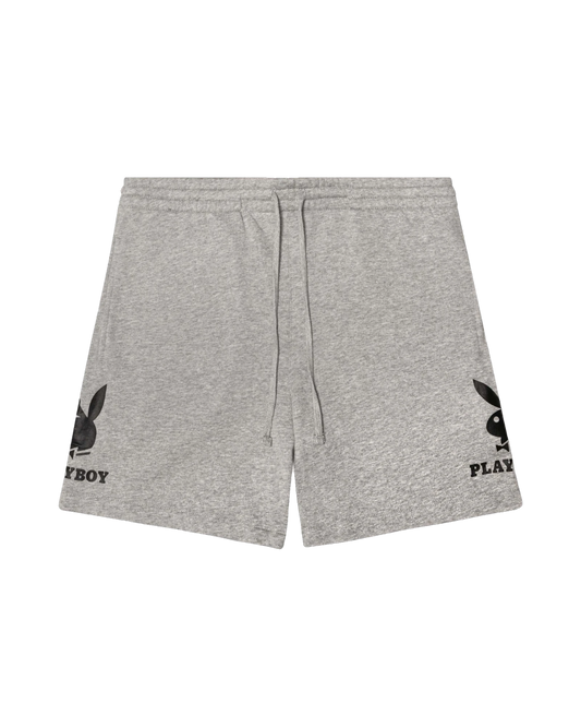 Playboy Men's Double Bunny Sweat Shorts