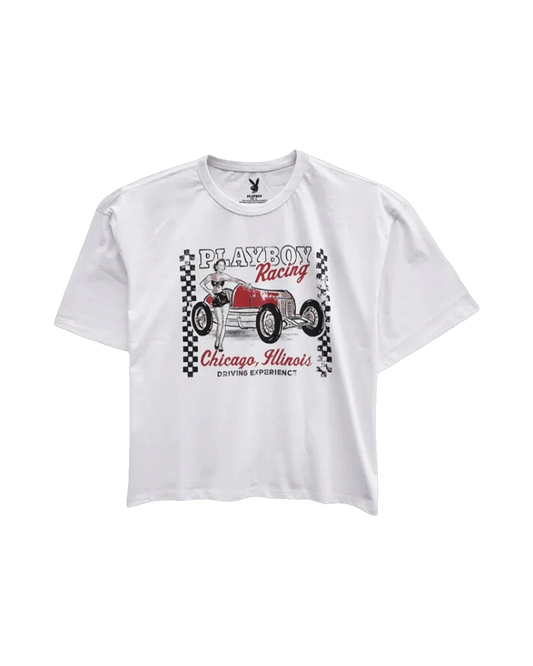 Playboy Racing Chicago Boxy Tee