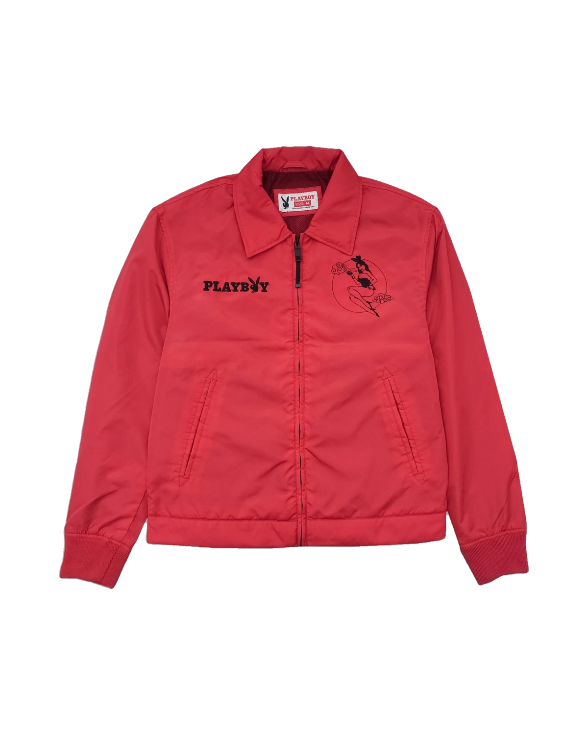 Playboy Moonlit Bunny Windbreaker - Red