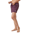 Shirting strip burgandy