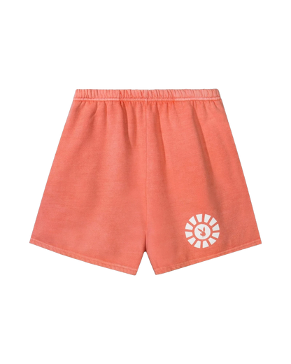 Playboy Sunburst Graphic Sweatshorts - Peach
