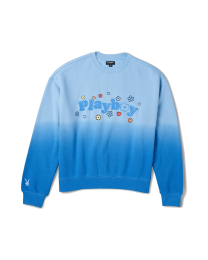 Playboy Women's Camp Crew Neck Sweatshirt