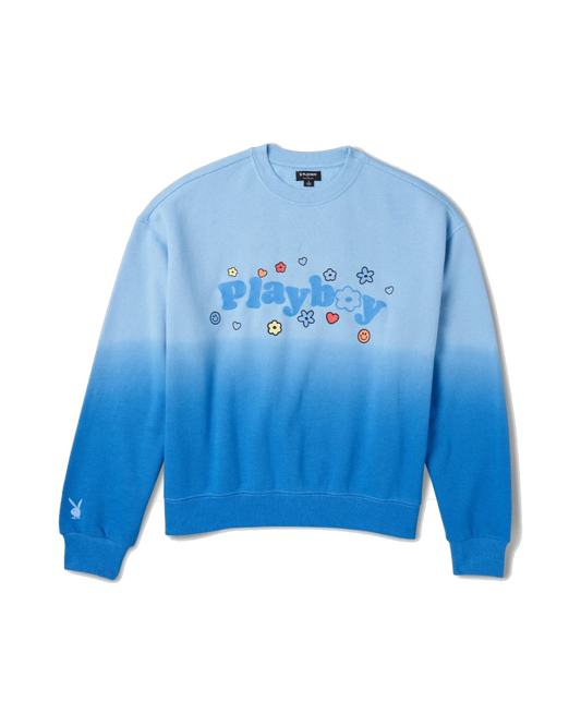 Playboy Women's Camp Crew Neck Sweatshirt