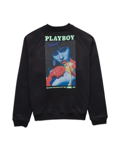 Playboy Gaze Black Sweatshirt - Black