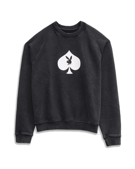 Playboy Spade Sweatshirt - Vintage Black