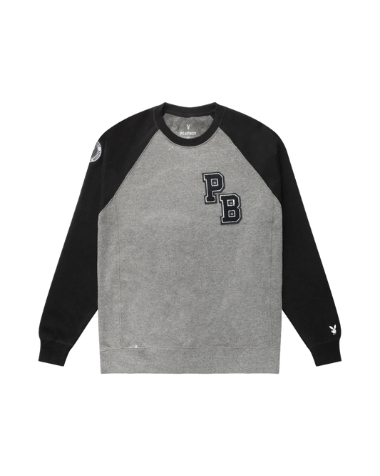 Playboy Varsity Crewneck Sweatshirt - Gray