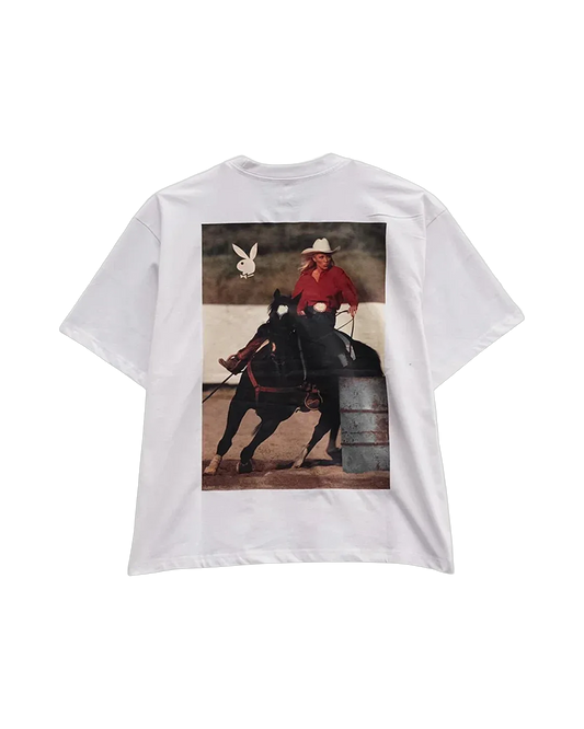 Playboy Equestrian Boxy Tee