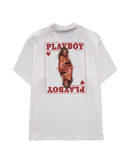 Playboy Janis Cover Tee - Off-White