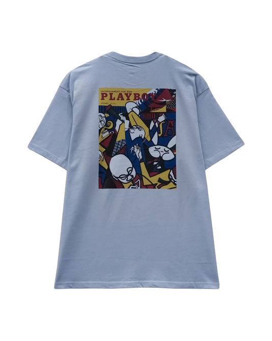 Playboy Jazz Cover Tee - Light Blue