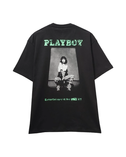 Playboy Dots Tee - Black