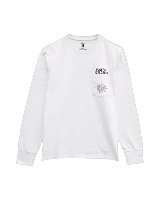 Playboy Compass  Long Sleeve Tee