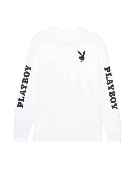 Playboy Masthead & Rabbit Head Long Sleeve T-Shirt
