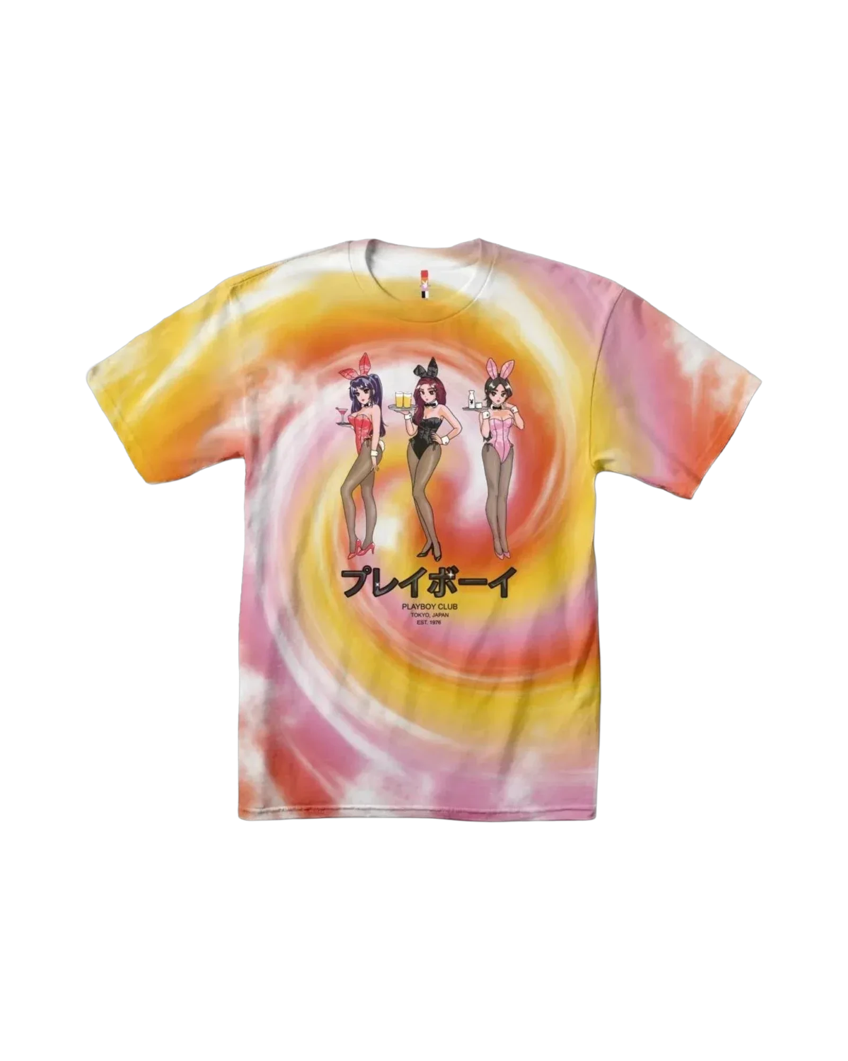 Playboy Tokyo Club Happy Hour Tie-Dye T-Shirt