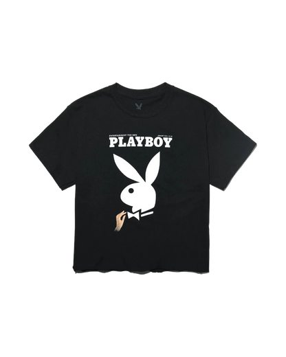 Playboy Women's Cropped January 1974 Cover T-Shirt