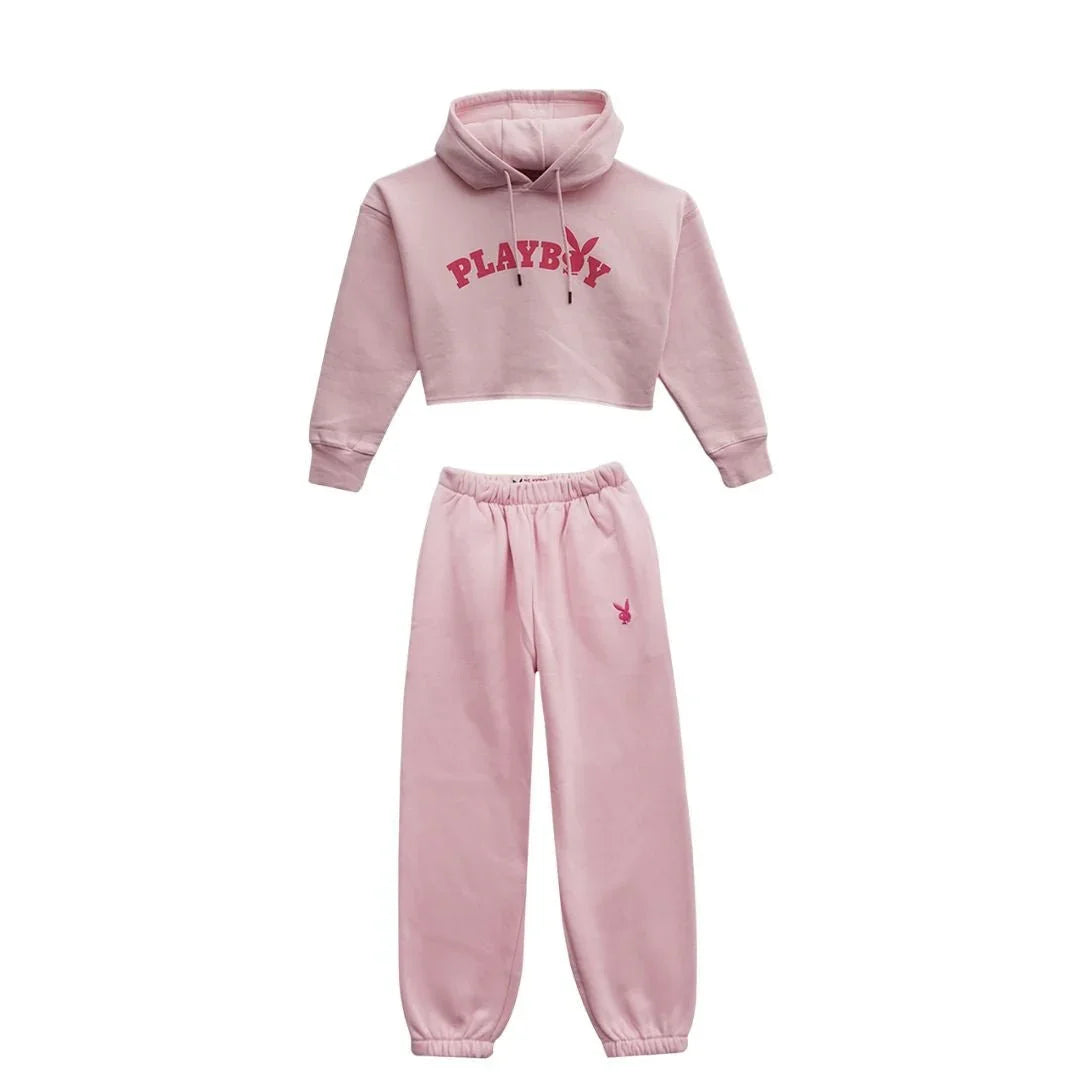 Playboy Logo Cropped Set
