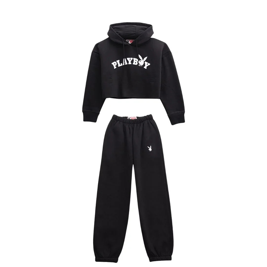 Playboy Logo Cropped Set