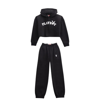 Playboy Logo Cropped Set