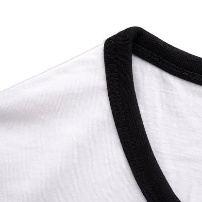 Playboy Script Baby Ringer Tee - White