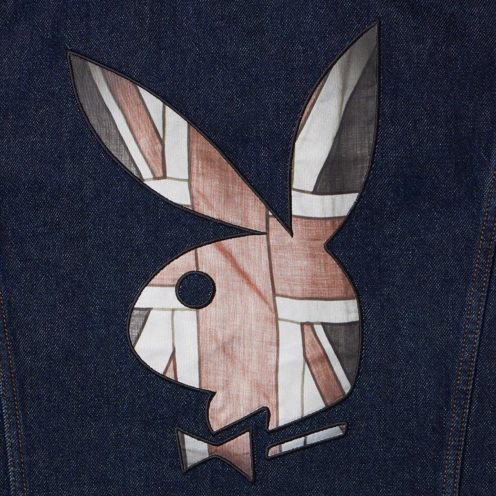 Playboy x John Richmond Denim Jacket - Dark Blue