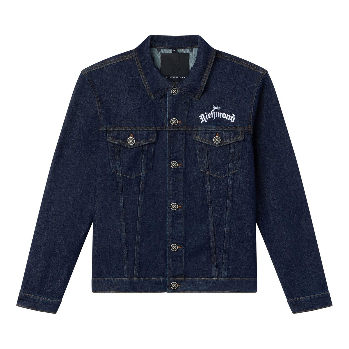 Playboy x John Richmond Denim Jacket - Dark Blue
