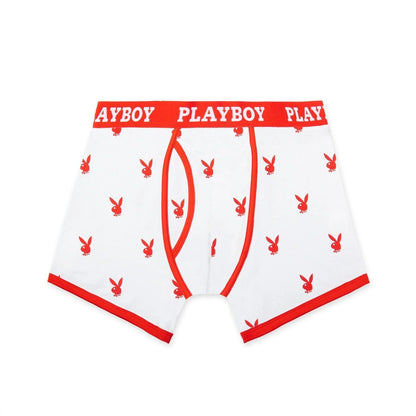Playboy Rabbit Head Boxer Briefs - Red