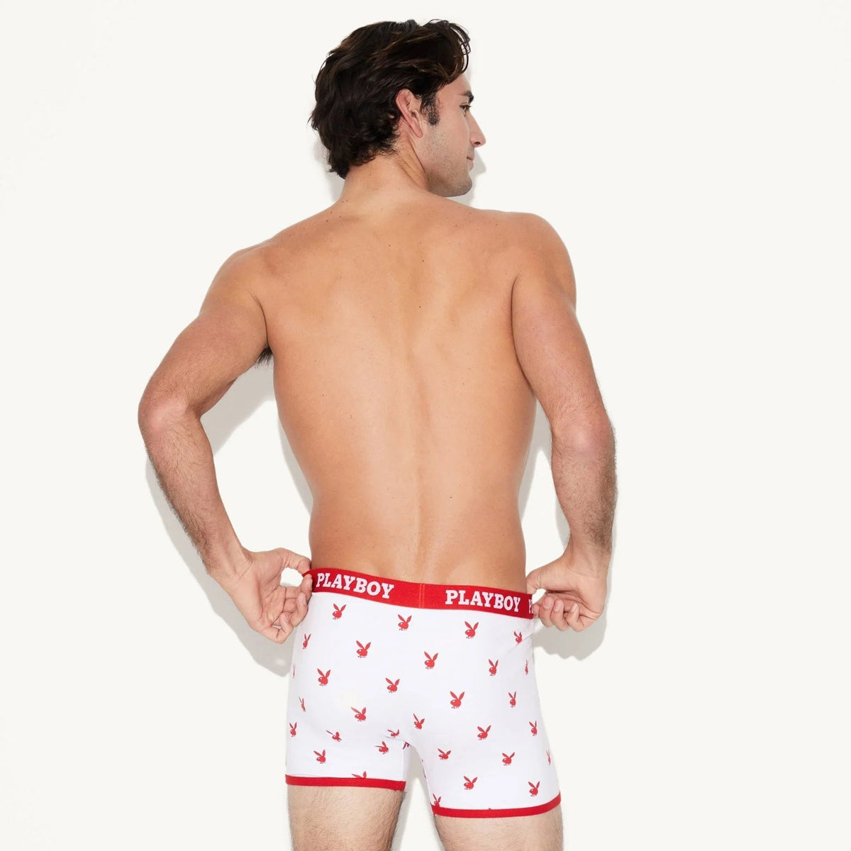 Playboy Rabbit Head Boxer Briefs - Red