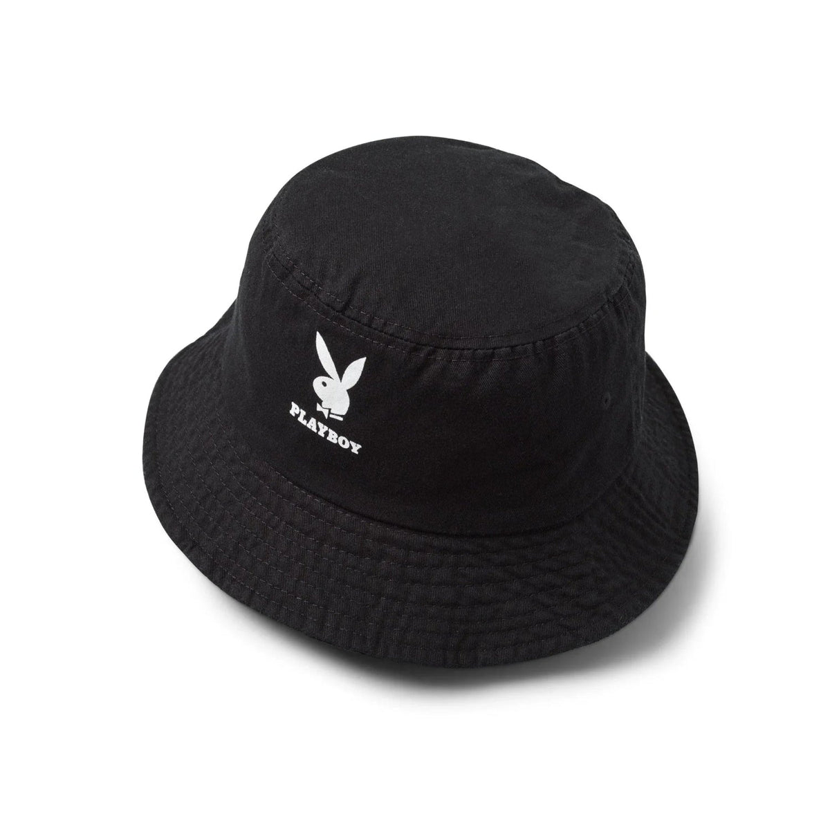 Playboy Rabbit Head Logo Bucket Hat