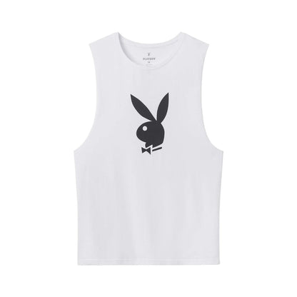 Playboy Rabbit Head Muscle Tank