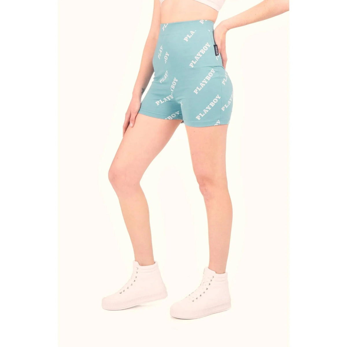 Playboy Repeating Masthead Bike Shorts