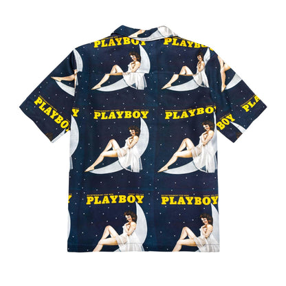 Playboy x Soulland December 1973 Playboy Camp Shirt - Navy