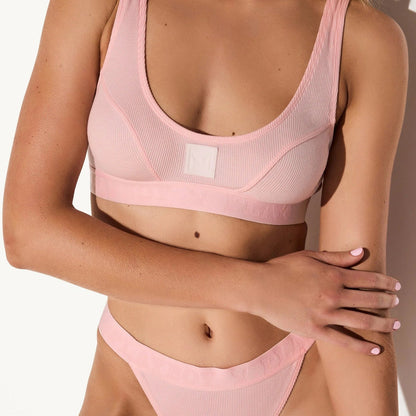 The Playboy Essentials Rib Scoop Neck Bra