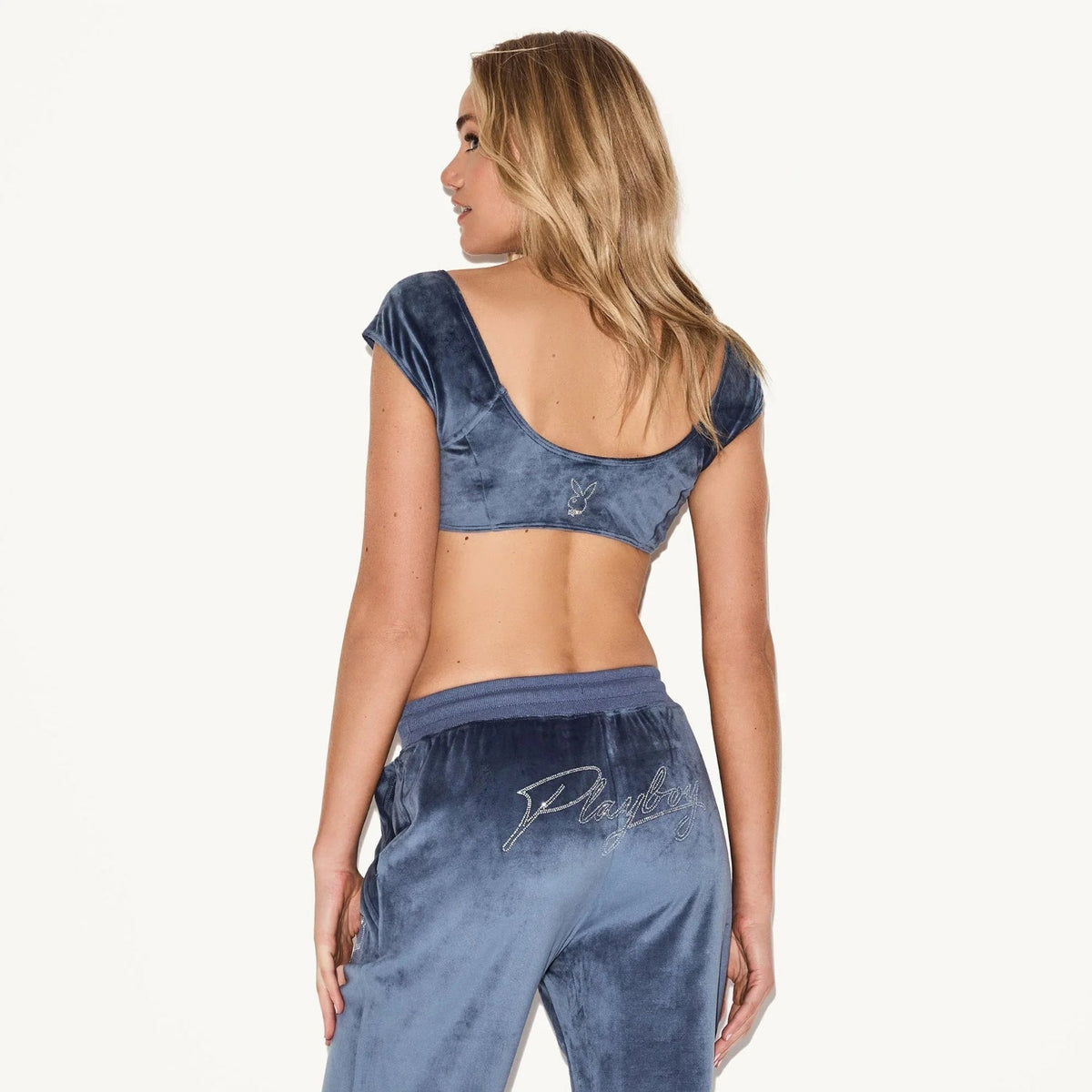 Playboy Velour Underwire Cap Sleeve Bra