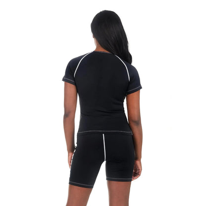 Playboy Women's Active Contrast Stitch Tee