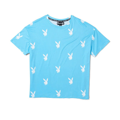 Playboy Women's All Over Bunny Tee