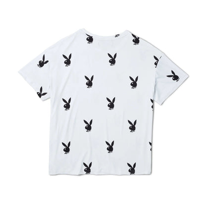 Playboy Women's All Over Bunny Tee